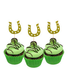 Get it as soon as thu, mar 25. Cup Cake Topper Gold Glitter Foamy Horse Shoe Cupcake Toppers Theme Party Decorations 12pc Cupcake Toppers Home Kitchen
