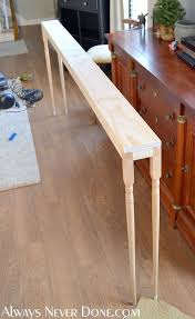 Diy Thin Sofa Table Diy Sofa Home Diy Diy Furniture
