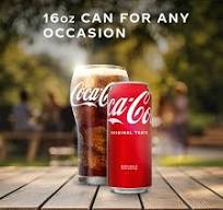 Coca-Cola Soda Pop, 16 fl oz Can