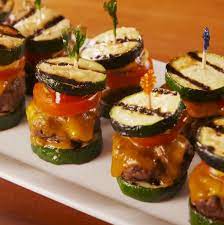 Dinner rolls are loaded up with all of your favorite reuben sandwich fillings, topped with a seasoned buttery topping and baked until warm and melted. How To Make The Perfect Zucchini Bun Sliders Cooking 4 All