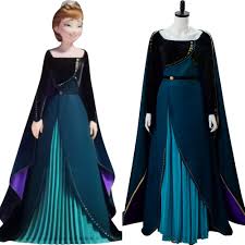 Eiskönigin kleid frozen kostüm anna und elsa in graubünden. Frozen 2 Queen Anna Coronation Gown Dark Green Dress Cosplay Costume Anna Dress Frozen Frozen Dress Frozen Elsa Dress
