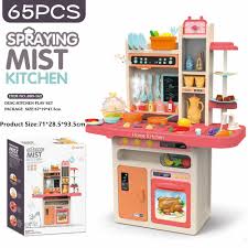 Truvendor enterprises kitchen set toy for kids (kitchen set for 3+ kids, high quality plastic) (multi color,pack of 32 pieces) by truvendor enterprises. The Music Kids Kitchen Pretend Play Kitchen Toys Child Toys Simulation Pretend Play Kitchen 888 16 Pink Blue 93cm Tall 65pcs Kitchen Toys Aliexpress