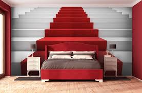 Richten sie ihr schlafzimmer komplett mit möbeln im landhausstil ein! Auf Dem Roten Teppich Fototapeten Treppe Fototapeten Demural