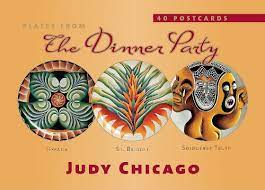 There are 13 place settings on each of the table's sides, making 39 in all. Judy Chicago Plates From The Dinner Party Chicago Judy 9780764940934 Amazon Com Books