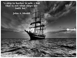 Image result for ship in the harbor is safe
