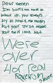 The Letter From Someone Who Clearly Doesn T Know How To Take A Joke Break Up Letters Single And Happy Letter To My Boyfriend