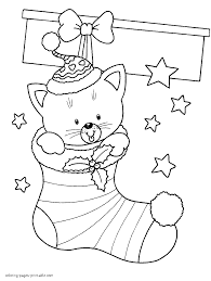 Maybe you would like to learn more about one of these? Christmas Stocking Coloring Page Coloring Pages Printable Com