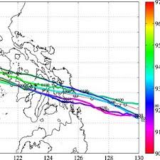 In june 2012, the names fabian,. Track And Minimum Central Pressure Of Typhoon Haiyan O Satellite Download Scientific Diagram