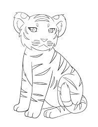 To print the coloring page Free Printable Tiger Coloring Pages For Kids Tiger Drawing Easy Drawings Coloring Pages