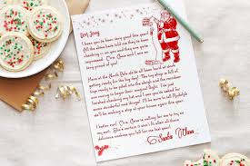 You can mail them to a child before christmas, or have it in their stocking on the morning of for a nice surprise. 17 Free Letter From Santa Templates