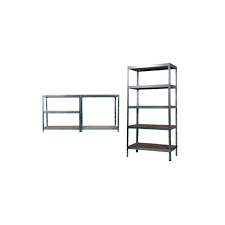 Satılan ikinci el raflar genel olarak iyi durumda görsel olarak önce olacak bu raflarda ürünlerinizi sergileyebilir ve müşterilerinizin beğenmesini sağlayabilirsiniz. Metal Raf 5 Katli 180x92x46 Cm Tekzen