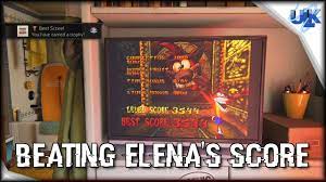 Uncharted 4 Beating Elenas Score Crash Bandicoot High Score Trophy Crash Bandicoot Bandicoot Trophy