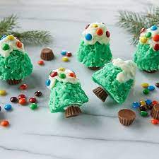 Coconut Christmas Tree Cookies From Fred Meyer No Bake Treats That Sound Similar To The Coco Christmas Tree Cookies Christmas Tree Cookie Recipes Tree Cookies