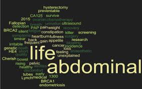 General discomfort in the lower abdomen, including any/all of the following: Ovarian Cancer Causes Risks What You Should Know Professor Andreas Obermair
