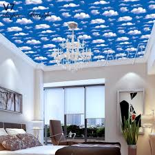 See more ideas about wallpaper ceiling, ceiling and wallpaper. Ceiling Blue Sky White Clouds Wallpaper Waterproof 10m 45cm Shopee Philippines