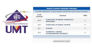 Jawatan kosong pos malaysia 3. Jawatan Kosong Di Universiti Malaysia Terengganu Umt Terbuka Lelaki Wanita Jobcari Com Jawatan Kosong Terkini