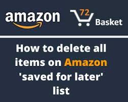 Visit business insider's homepage for more stories. How To Delete All The Items From Amazon Saved For Later List