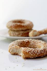 Gevrek Soft Pretzel Food Sesame Bagel Macedonian Food