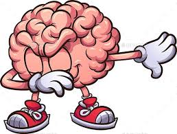 Dabbing Brain Cartoon Brain Brain Illustration Brain Art