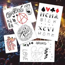 The famous rapper, singer, songwriter and record producer lil peep, has died aged 21, on november 15, 2017. Lil Peep Temporary Tattoos Skin Safe Removable Amazon De Toys Games