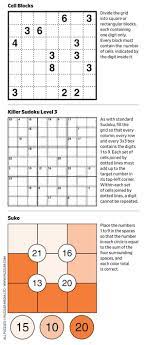 The friday crossword features a contest: Number Puzzles Wsj