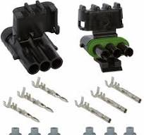 Weather Pack 3 Pin 16-14 AWG Connector Kit