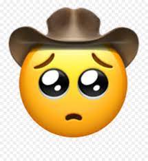 Find your emoji and how to get all emoji? Heres Another Emoji Appleemoji Sad Cowboy Yeehaw Uwu Cowboy Emoji Png Sad Cowboy Emoji Free Transparent Emoji Emojipng Com