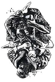 Triangle An Art Print By Gian Galang Jiu Jitsu Tattoo Combat Art Jiu Jitsu