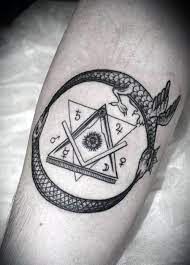 Top 73 Ouroboros Tattoo Ideas 2021 Inspiration Guide Ouroboros Tattoo Alchemy Tattoo Esoteric Tattoo