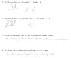 Adding And Subtracting Polynomials Practice Worksheet Promotiontablecovers