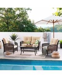 Maybe you would like to learn more about one of these? 37 Off American Armonia Furniture Co 4 Piece Rattan Sofa Seating Group With Cushions Fk 0514 Sb Color Brown Off White