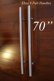 entry door pull long handle 70 1800mm brushed 304 stainless steel large ladder in 2021 front door handles modern door handles modern door handles