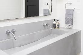 Maybe you would like to learn more about one of these? Concrete Trough Sink In Boys Room Transitional Bathroom