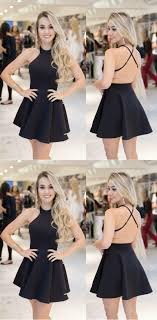 Simple A Line Criss Cross Back Homecoming Party Dresses Cheap Short Prom Dresses Cheap Short Dresses Semi Formal Dresses For Teens Short Semi Formal Dresses