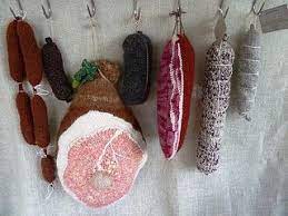 Maybe you would like to learn more about one of these? She Knit A Trip To The Butchers The Meat Is Knit Crochet Food Knitting Yarn Knitting