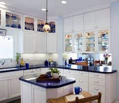 Cooking In Blue 10 Inspiring Kitchens Styled In Blue Kitchen Inspirations Upper Kitchen Cabinets Kitchen Examples