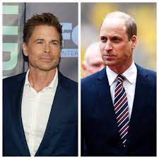 When asked if he considered himself less or more vain than british men lowe said. Rob Lowe Mocked Prince William S Hair Loss As Traumatic Experience