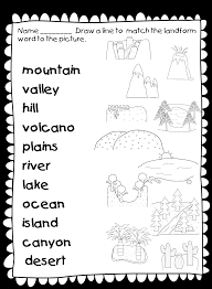 There are 5 different types of landforms covered with a blank page included for you to customize to meet your teaching. Landform Coloring Pages 99degree