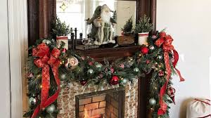 Decorating your fireplace mantel adds a quality to the room. How To Decorate A Mantel For Christmas Christmas Mantel Garland Christmas Fireplace Decorating Youtube