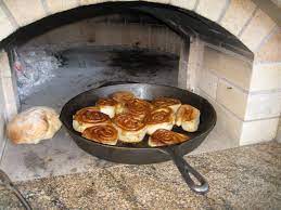 Wood Fired Cinnamon Rolls Wood Fired Oven Recipes Fire Food Woodfired Oven Recipes