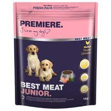 Der große hundefutter test 2021 ✓ wir haben uns 50 marken ganz genau angeschaut und verraten dir, welche sorten sich wirklich lohnen. Premiere Best Meat Junior Huhn 1kg Fressnapf