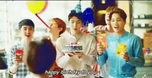 Live your life with smiles, not tears. Happy Birthday Kpop Gifs Tenor