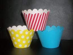 New Dr Seuss Cat In The Hat Inspired Cupcake Wrappers Birthday Party Baby Shower Parties Set Seuss Cupcakes Colorful Party Etsy