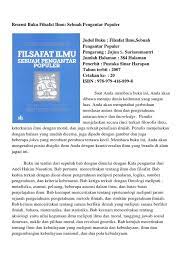 Maybe you would like to learn more about one of these? Resensi Buku Filsafat Ilmu 2