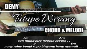 Chord Melodi Gitar Demy Tutupe Wirang Acoustic Version Youtube