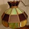 A classic tiffany lamp lends elegance and style to any room. 1