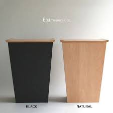 楽天市場 ゴミ箱 おしゃれ ふた付き 北欧 ダストボックス スツール 木製 eau trash box stool シナプライウッド 楓 ブラック ナチュラル インテリアショップe goods 木製スツール スツール ゴミ箱 おしゃれ