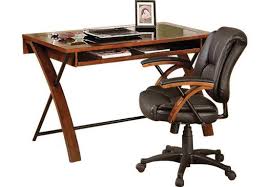 Shop For A Patrick Desk And Chair At Rooms To Go Find Desks That Will Look Great In Your Home And Compl Cherry Desk Office Desk For Sale Rooms To Go