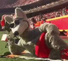 In 2007, the kansas city chiefs honored lamar hunt and the afl with a special patch. Kansas City Chiefs Kc Wolf Gif Kansas City Chiefs Kc Wolf Waving Discover Share Gifs
