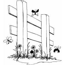 Fencing materials vary in their costs, looks, durability, maintenance needs and security features. Fence And Butterflies Coloring Page